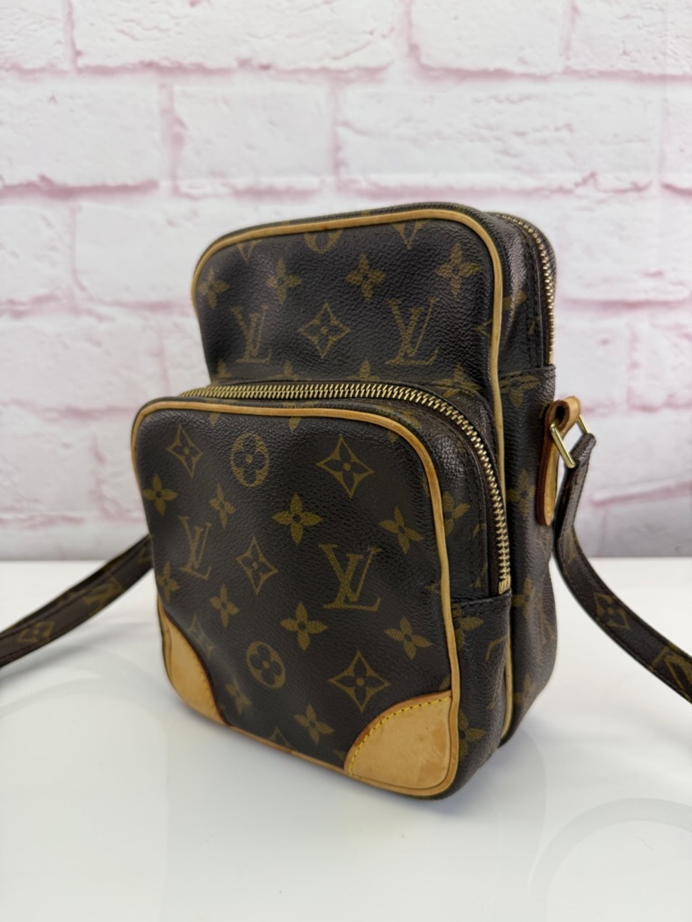 Louis Vuitton Amazon Monogram Canvas Crossbody Bag